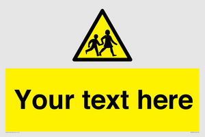 Custom Warning children Sign